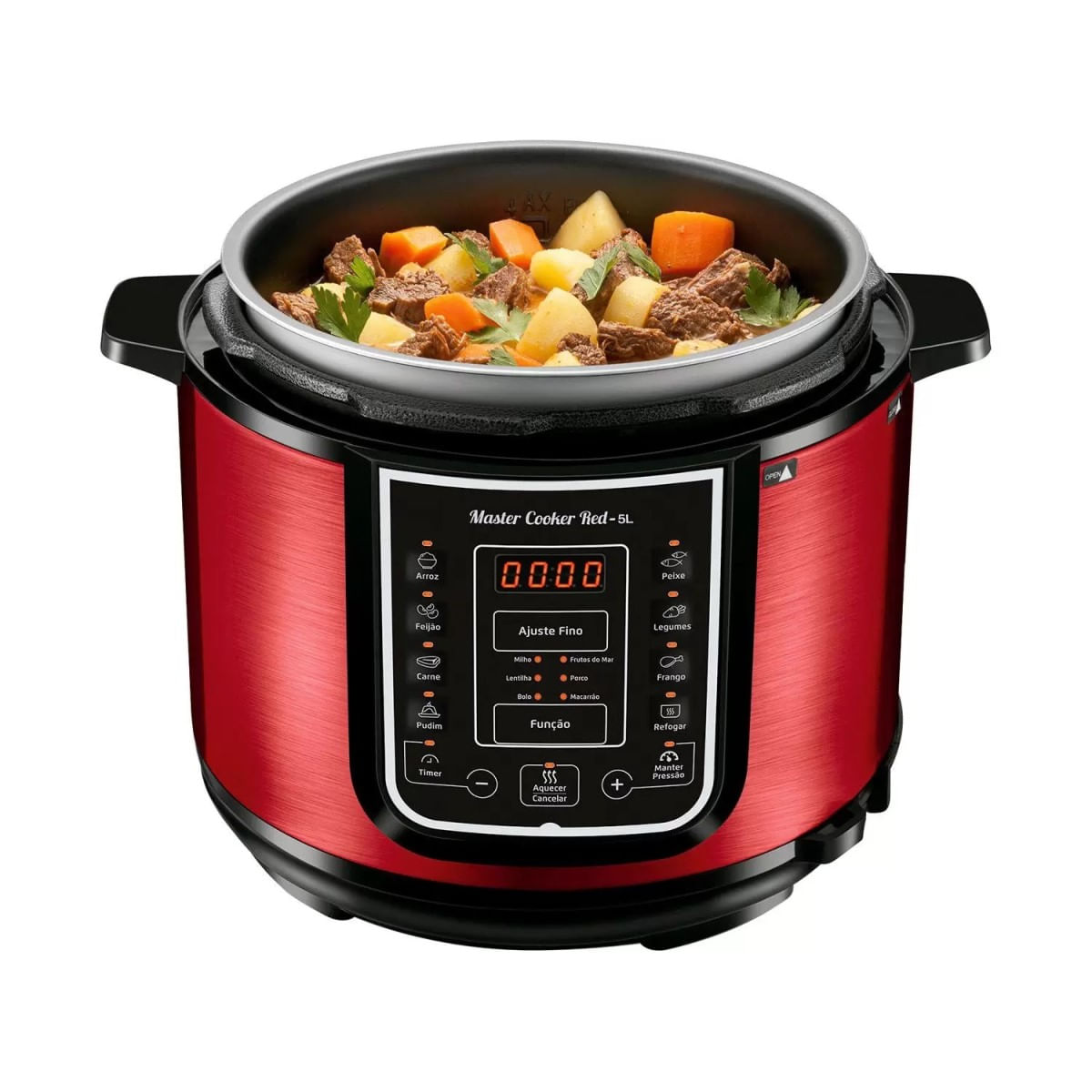 master cooker red 5l