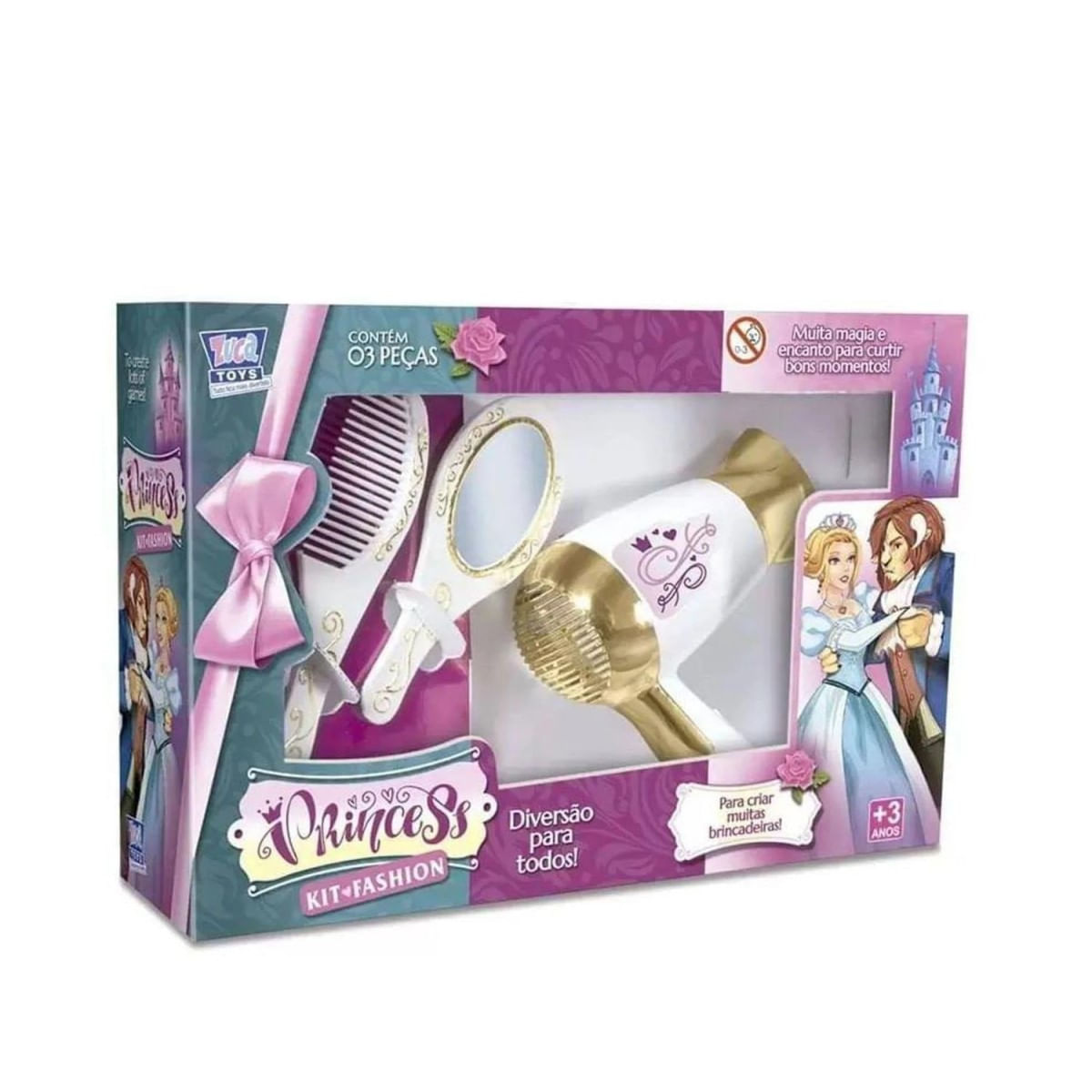 Kit Infantil Princesa Sofia Jogo Americano E Prato - 2 Peças