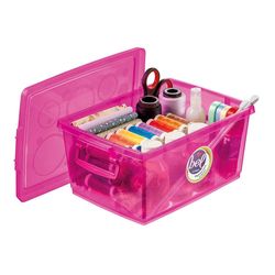 Caixa-Organizadora-com-Tampa-4-Litros-Pink-Ordene-661142