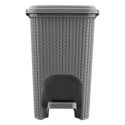 Lixeira-com-Pedal-Trama-Cinza-7L-Plasutil-461950