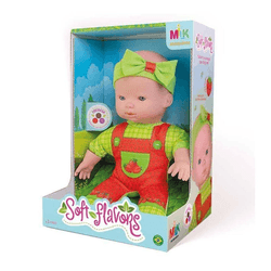 Boneca Fofinha Macia Morango 29cm  Milk