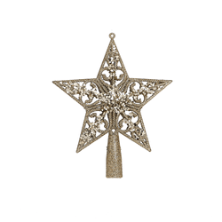 PONTEIRA-ESTRELA-FLOR-LIS-CHAMPAGNE-17CM-13061CH-BELA-FLOR-19201198