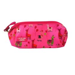 Estojo-Escolar-Lhamas-Pink-Luxcel-374540