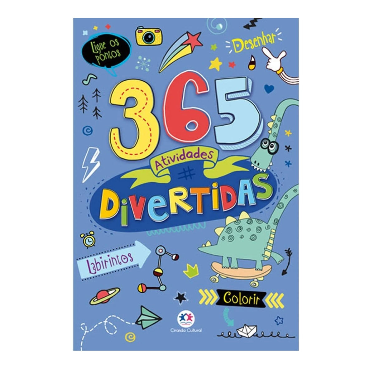 Livro 365 Atividades e Desenhos para Colorir Barbie - minipreco