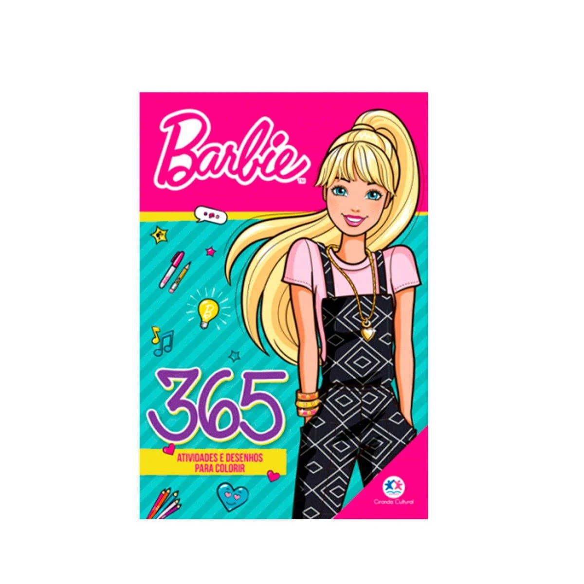 Livro para colorir 365 desenhos Barbie - Lapi Papelaria