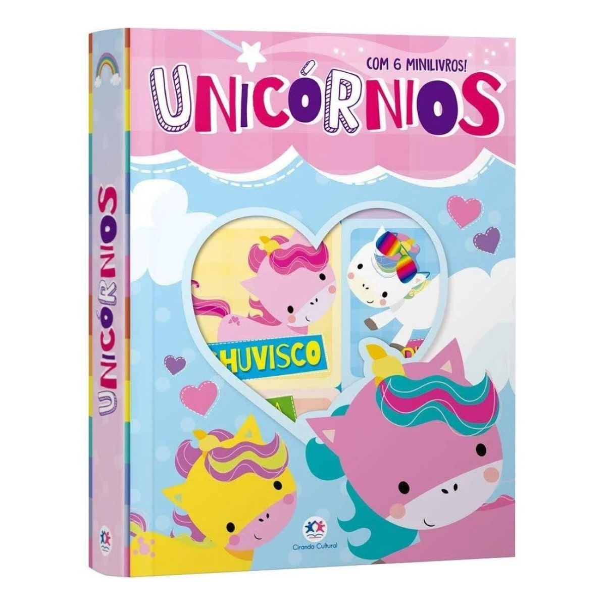Box Infantil Unicórnios 6 Livros Ciranda Cultural - minipreco