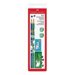 KIT-LAPIS-BORRACHA-APONTADOR-PETS-VERDE-AZUL-FABER-19218295
