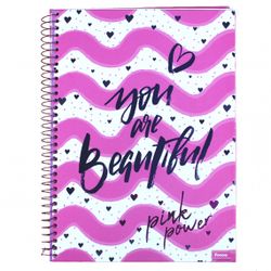 Caderno-Universitario-Cd-Pink-Power-1X1-96-Folhas-374081