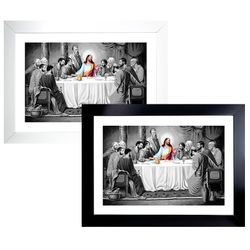 Quadro-com-Moldura-Santa-Ceia-QTW58786015MC3-da-Euroquadros-384764