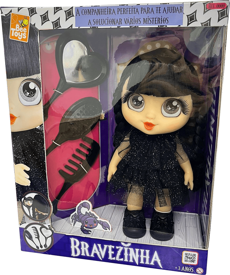 BONECA BRAVEZINHA 0951 BEE TOYS - minipreco