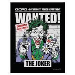 Placa-Decorativa-Metal-Dc-Comics-Joker-Wanted-Preto-20X26Cm-19149407