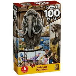 QUEBRA-CABECA-ANIMAIS-EXTINTOS-100PCS-4563-GROW-19237501