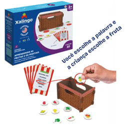QUEBRA-CABECA-APRENDENDO-INGLES-FRUTAS-VEGETAIS-54PCS-12865-XALINGO-19235525