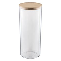 ORGANIZADOR-HERMETICO-TAMPA-TRANSPARENTE-CAPUCCINO-2.5L-UZ1302-CAP-UZ-19247306