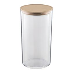 ORGANIZADOR-HERMETICO-TAMPA-TRANSPARENTE-CAPUCCINO-1.9L-UZ1301-CAP-UZ-19247309