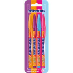 CANETA-ESFEROGRAFICA-JET-LUX-MENTOS-4UN-002921000-COMPACTOR-19250972