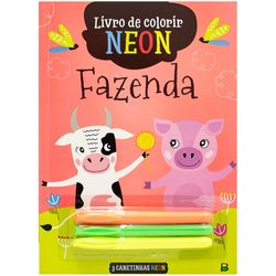LIVRO-COLORIR-NEON-FAZENDA-1171909-TODOLIVRO-19224919
