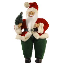 Papai-Noel-Sentado-com-Arvore-Vermelho-e-Verde-30CM---DEA-19240717