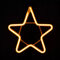 Pisca-Pisca-Estrela-Neon-Branco-Quente-30CM-127V---DUARTES-19244214
