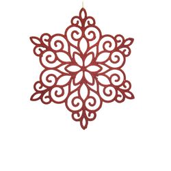 Enfeite-de-Natal-P-Pendurar-Estrela-Arabesco-Vermelho-265X26CM---BELA-FLOR-19164651