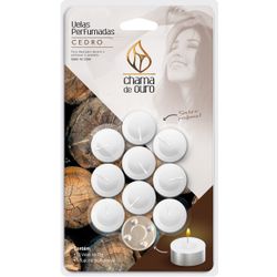 Kit-Vela-Rechaud-de-Cedro-com-Suporte-de-Aluminio-10UN---CHAMA-DE-OURO-19165593