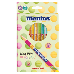 Caneta-Hidrografica-Neo-Pen-Mentos-12-Cores---COMPACTOR-19251004