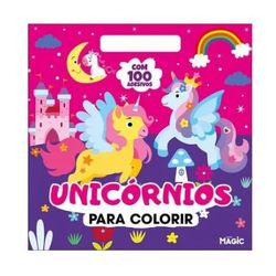 Livro-para-Colorir-com-100-Adesivos-Unicornios---MAGIC-KIDS-19256944