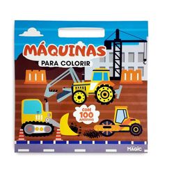 Livro-para-Colorir-com-100-Adesivos-Maquina---MAGIC-KIDS-19256949