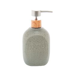 Porta-Sabonete-Liquido-Bath-de-Ceramica-Cinza-430ML---LYOR-19255876