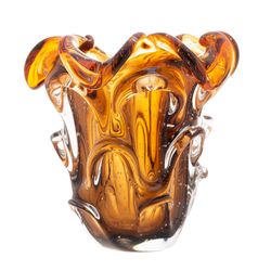Vaso-Italy-de-Vidro-Ambar-Marrom-115X13CM---LYOR-19259626