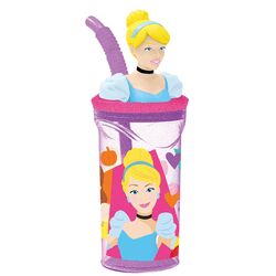 Copo-3D-com-Canudo-Princesas-360ML---YANGZI-19265616