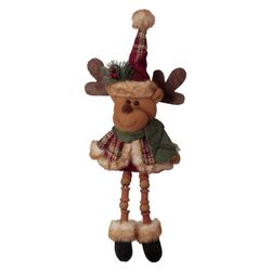 Enfeite-Natal-Pendurar-Rena-Vermelho-Xadrez-36CM---DEA-19264746