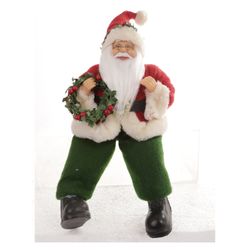 Papai-Noel-Sentado-Guirlanda-Vermelho-e-Verde-30CM---DEA-19264753