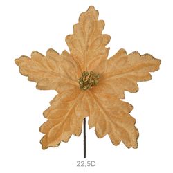 Flor-Natal-Dourado-com-Glitter-15CM---DEA-19265257
