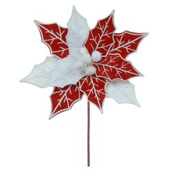 Flor-Natal-Vermelho-e-Branco-23CM---DEA-19265256