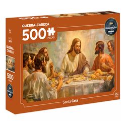QUEBRA-CABECA-SANTA-CEIA-500PC-2633-MIMO-TOYS-19267583