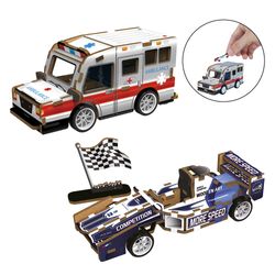 MONTE-BRINQUE-3D-MINI-VEICULO-SORT-AMBULANCIA-DMT7125-DM-BRASIL-19276004