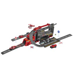 CAMINHAO-BOMBEIRO-GARAGEM-C-5-CARRINHOS-DMT7073-DM-BRASIL-19276008