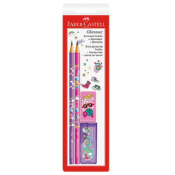 KIT-LAPIS-APONTADOR-BORRACHA-PETS-ROSA-ROXO-SM-935PETRR-FABER-19276849