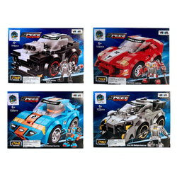 BLOCO-MONTAR-CARRO-ROBO-2-EM-1-128PC-TOYS-260375-SATYAM-19277762
