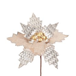 FLOR-NATAL-BICO-PAPAGAIO-M1-PRATA-20CM-GRILLO-19268228