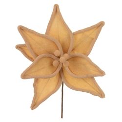 FLOR-NATAL-B-PAPAGAIO-AVELUDADO-CHAMPAGNE-DOURADO-26CM-DEA-19168211