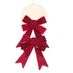 KIT-LACO-NATAL-VELUDO-VERMELHO-19CM-2UN-97598-BELA-FLOR-19263205