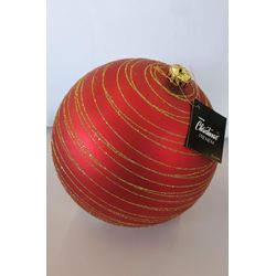 BOLA-NATAL-DECORADA-FOSCA-VERMELHA-20CM-JIAXIN-19250443